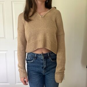 Francesca’s quarter zip sweater